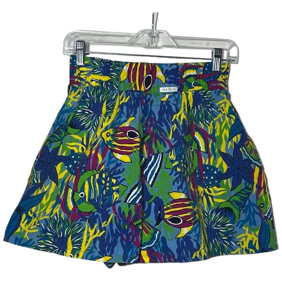 Vintage 1980s Cristina’s Tropical Fish High-Waist Shorts medium - Picture 9 of 16